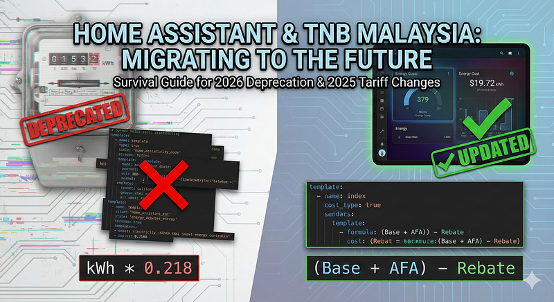Fix Home Assistant Legacy Template Deprecation + Update Malaysia TNB Energy Sensor for 2025 Tariff
